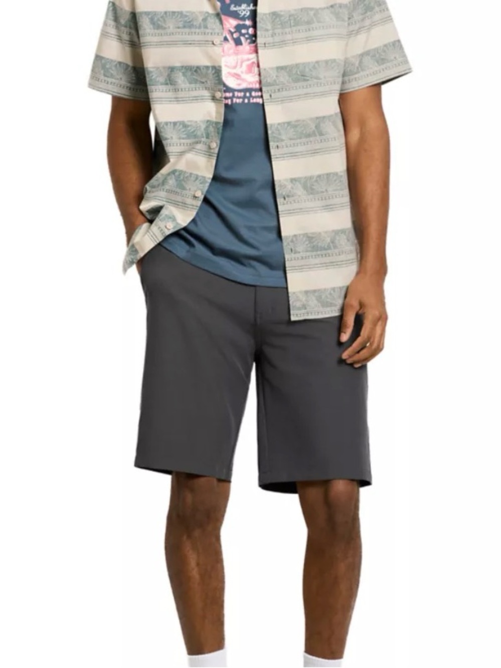 Hurley Men’s Phantom Walkshort 20” Size 30 Gray Hybrid Stretch Shorts NWT NEW